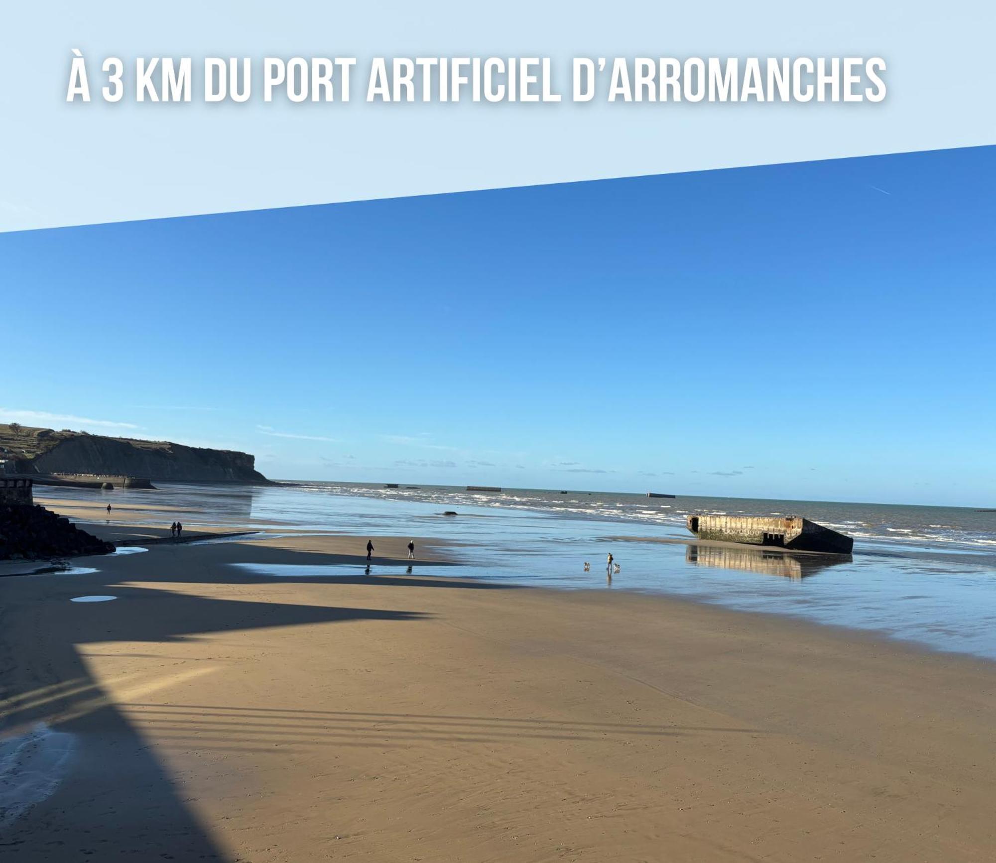 Maison Arromanches: Spacious 5-Bedroom with Garden, Near Beach Tracy-sur-Mer Exterior photo